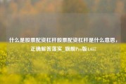 什么是股票配资杠杆股票配资杠杆是什么意思，正确解答落实_旗舰Pro版4.657