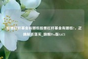 股票杠杆基金有哪些股票杠杆基金有哪些?，正确解答落实_旗舰Pro版4.671