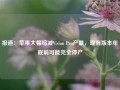 报道：苹果大幅缩减Vision Pro产量，现有版本年底前可能完全停产