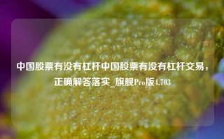 中国股票有没有杠杆中国股票有没有杠杆交易，正确解答落实_旗舰Pro版4.703