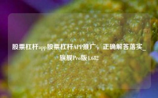 股票杠杆app股票杠杆APP推广，正确解答落实_旗舰Pro版4.682