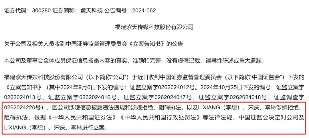 立案！涉嫌拒绝、阻碍执法！上市公司股价大跌超13%！去年巨亏12亿元，深交所多次问询-第2张图片-十倍杠杆-股票杠杆