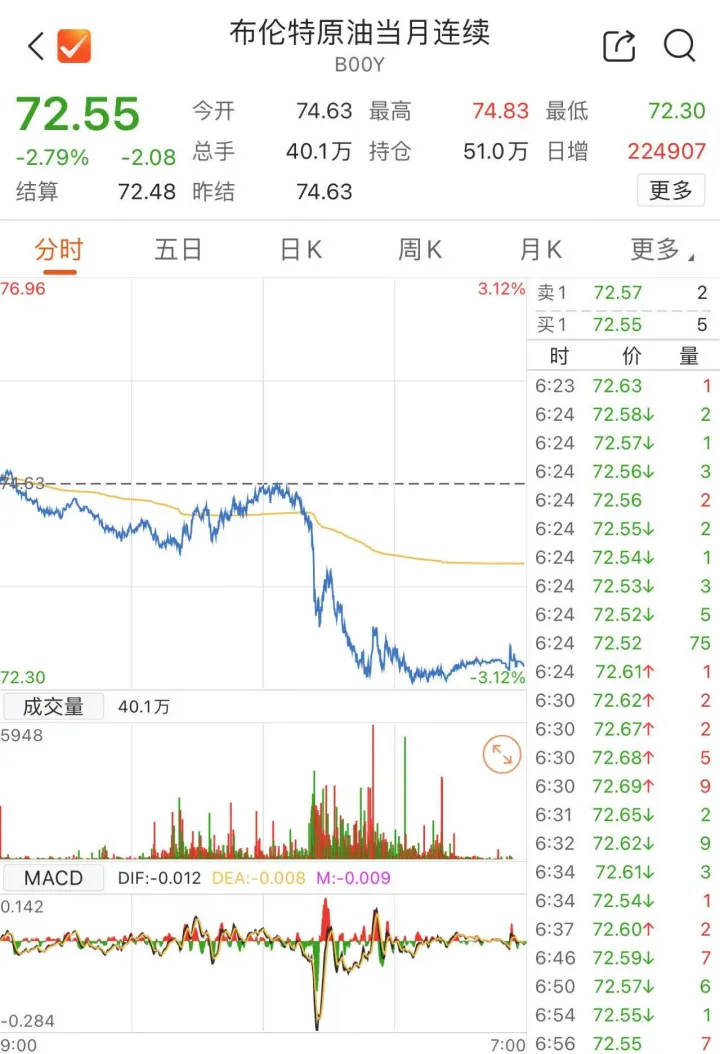 中东突变？黄金、油价暴跌-第4张图片-十倍杠杆-股票杠杆