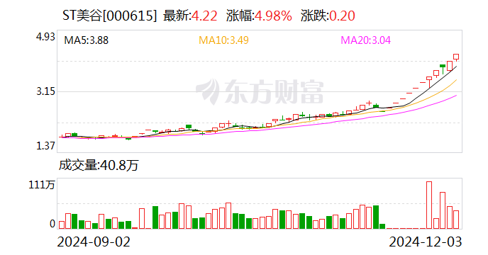 ST美谷：法院决定对公司启动预重整-第1张图片-十倍杠杆-股票杠杆