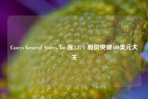 Caseys General Stores, Inc.涨2.27% 股价突破400美元大关-第1张图片-十倍杠杆-股票杠杆