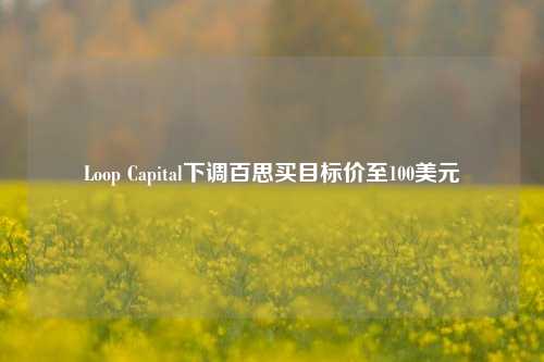 Loop Capital下调百思买目标价至100美元-第1张图片-十倍杠杆-股票杠杆